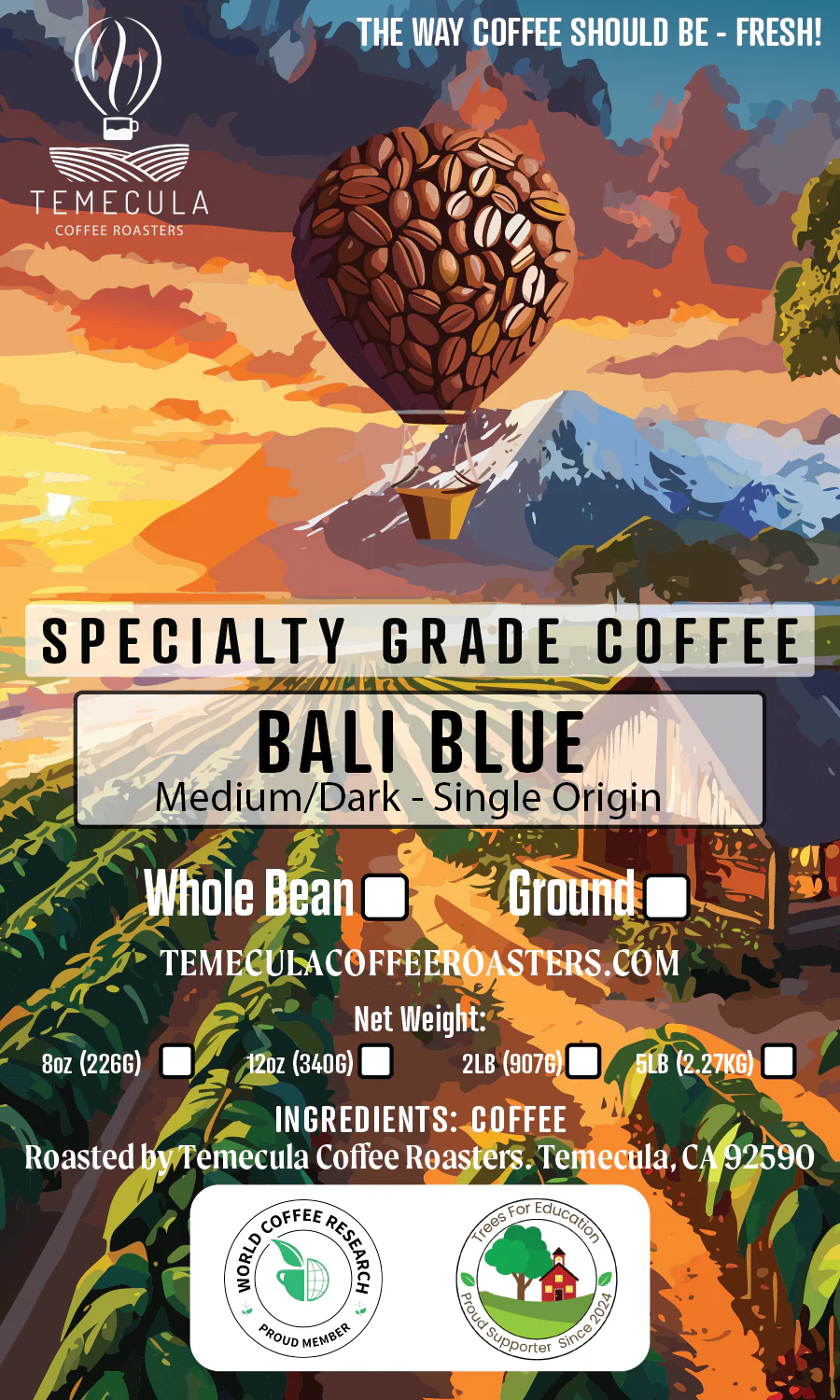 Bali Blue - Medium/Dark Roast - Image 2