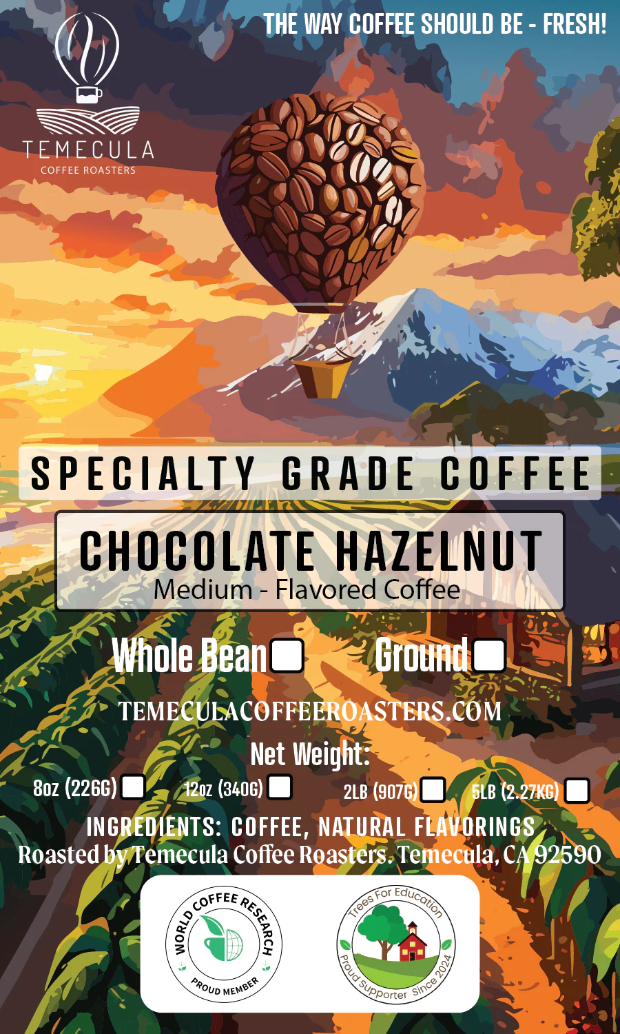 Chocolate Hazelnut Flavored Coffee - Image 2
