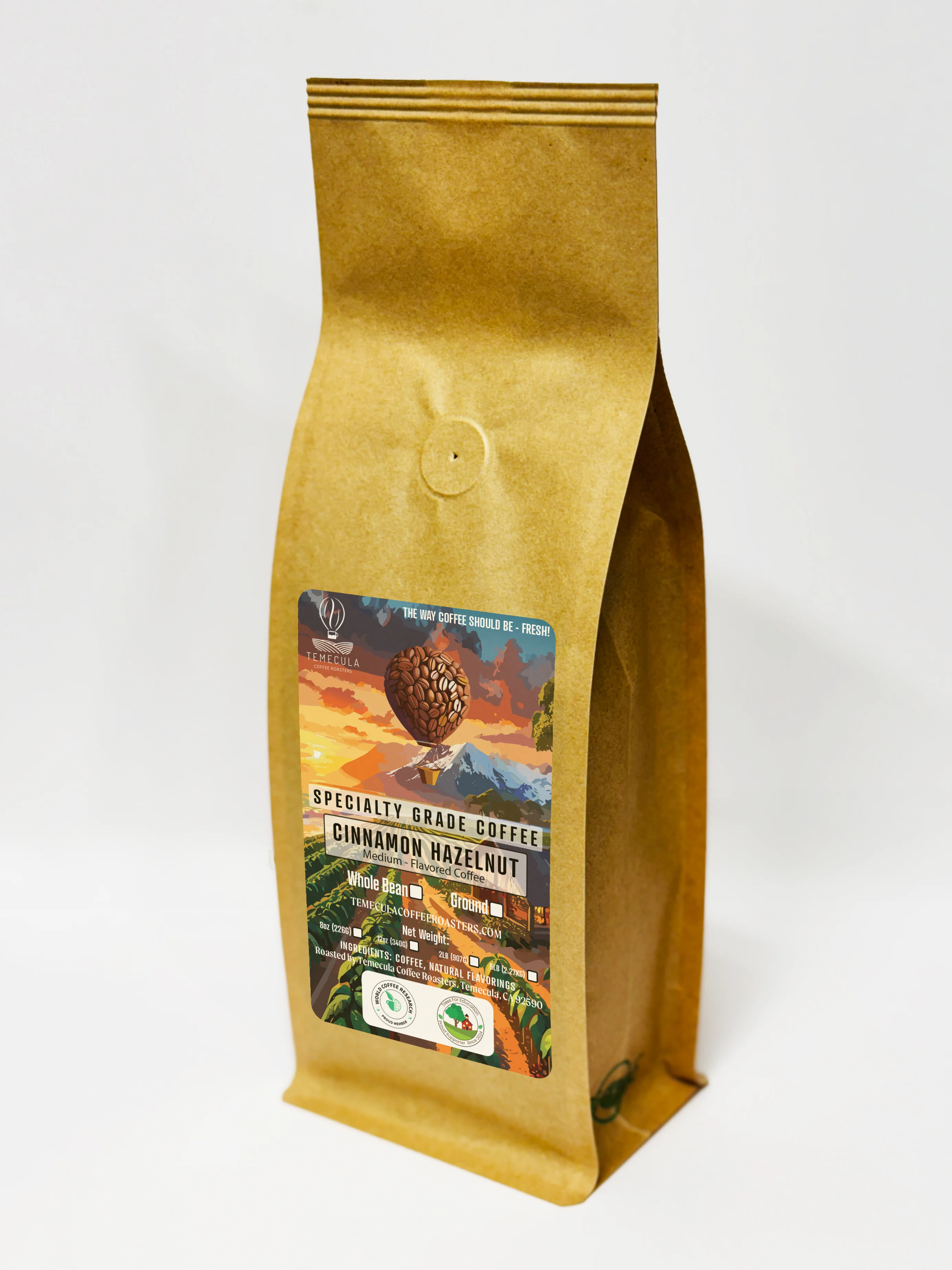 Cinnamon Hazelnut Flavored Coffee