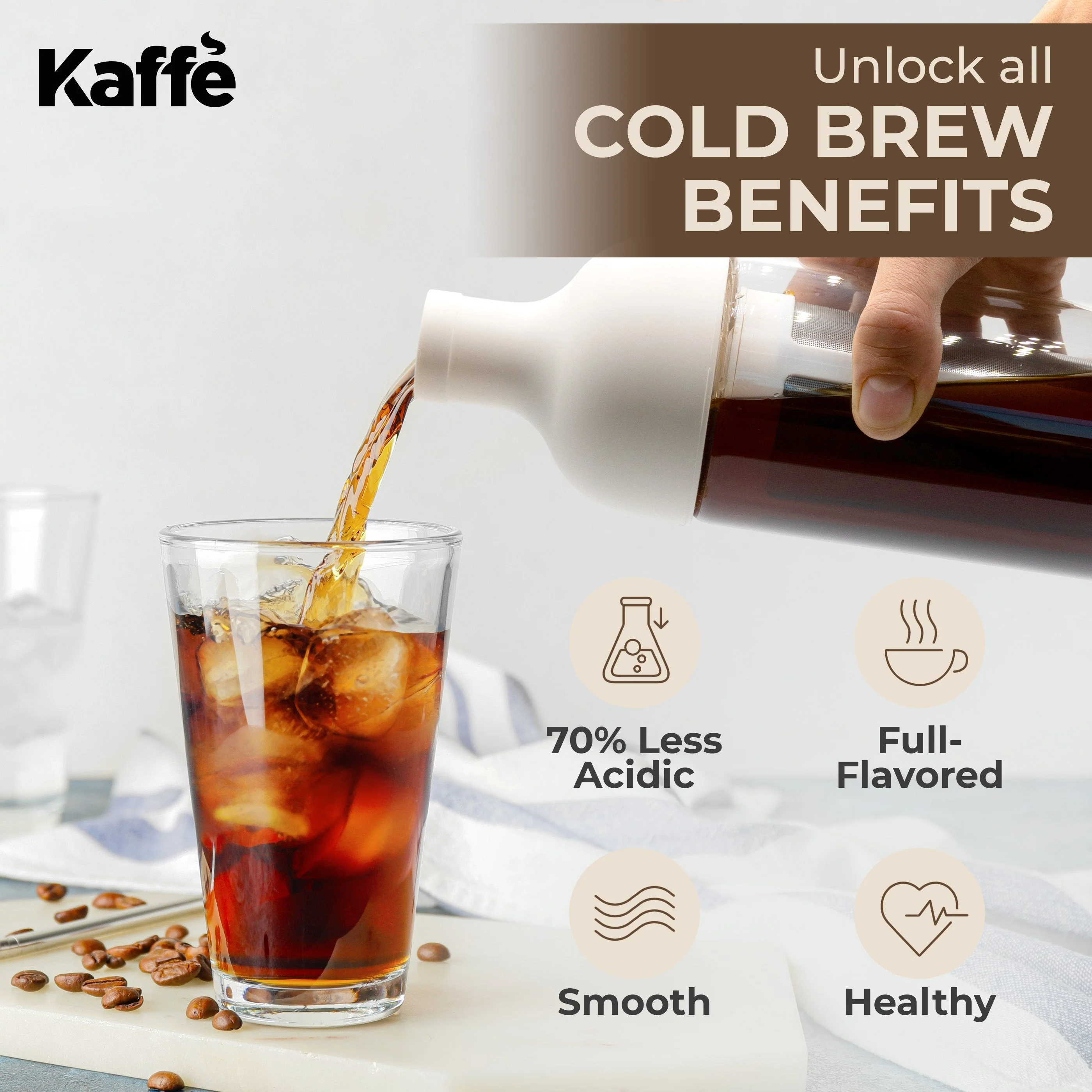 Cold Brew Coffee Maker, KF9040 - Image 4