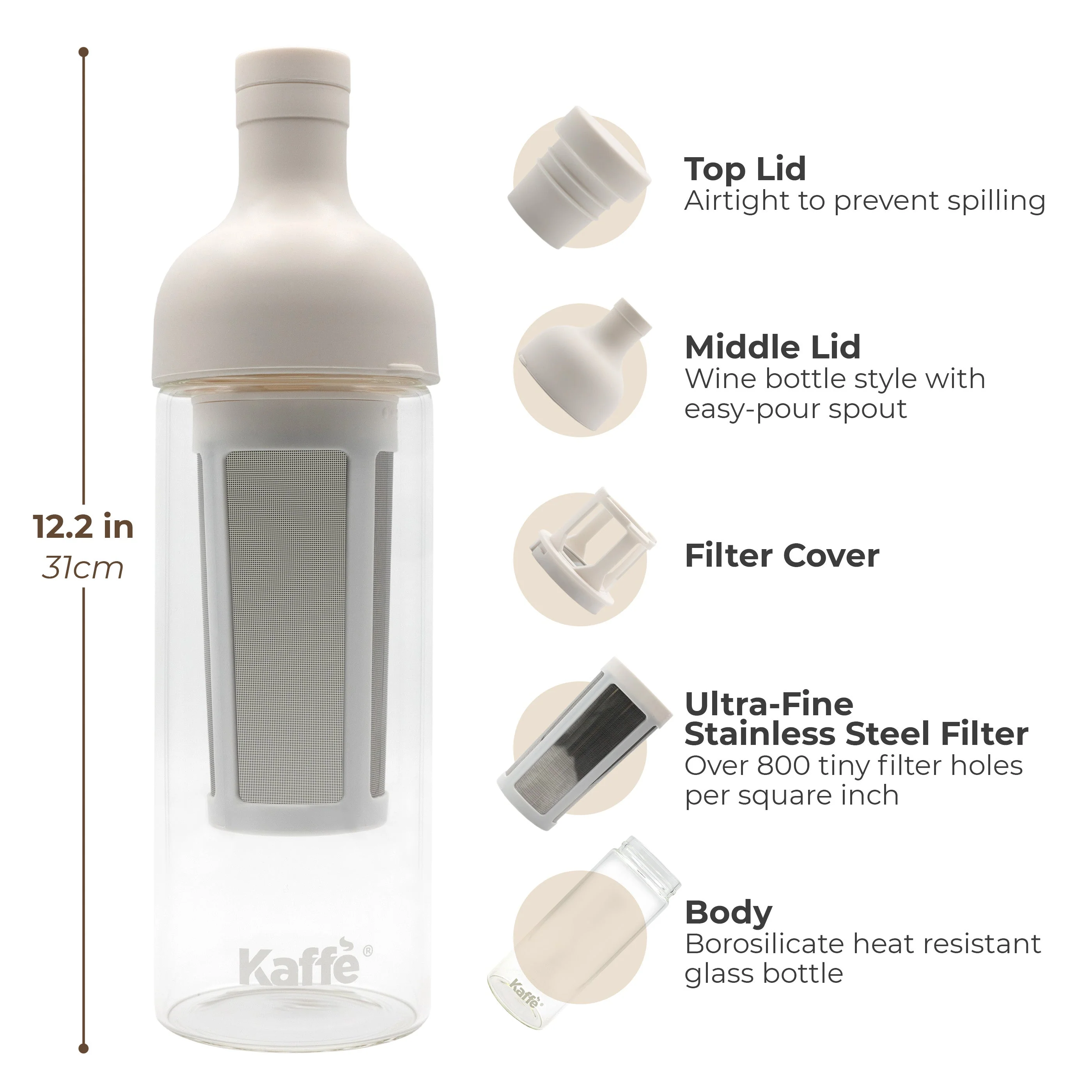 Cold Brew Essentials Kit, White - Image 3