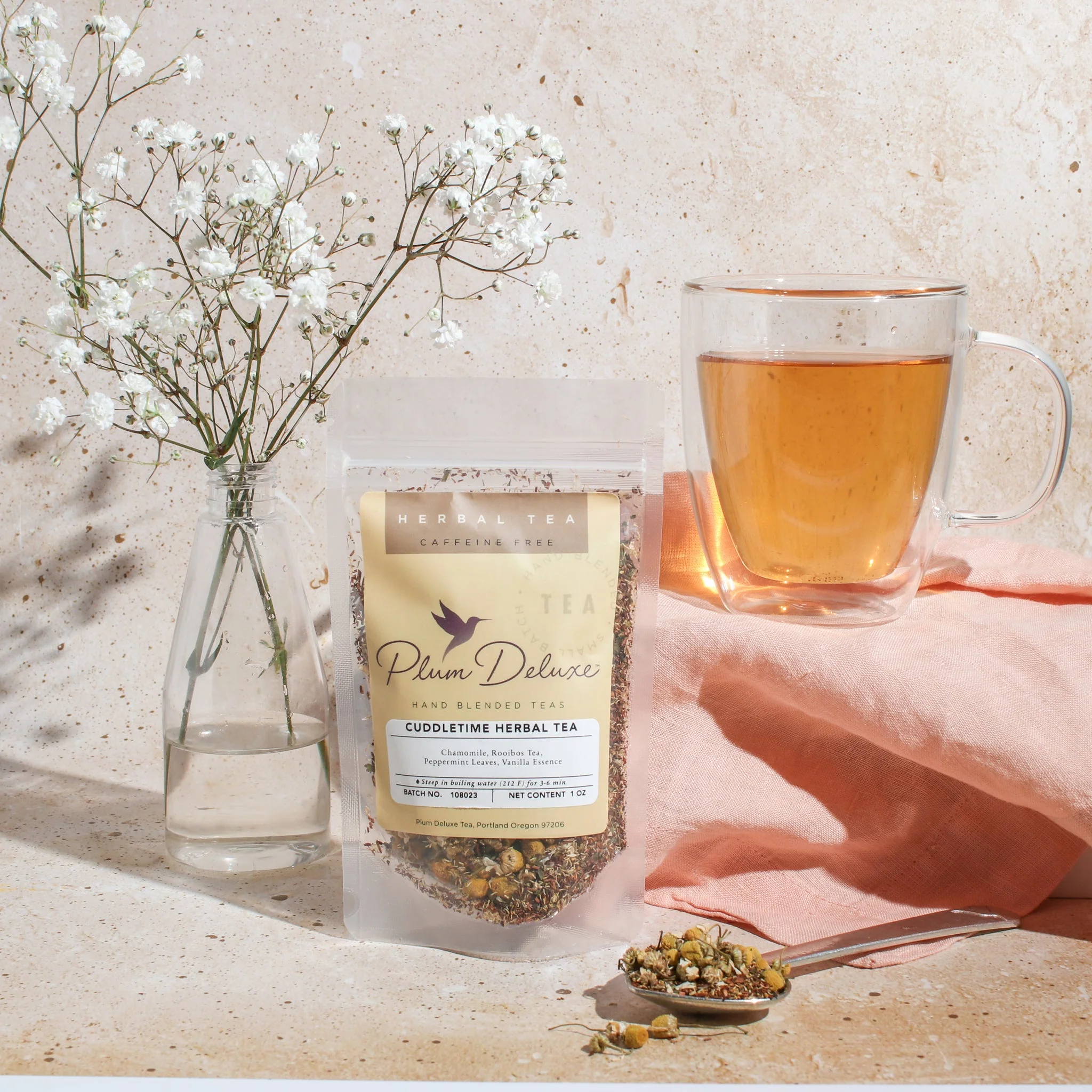 Cuddletime Herbal Tea (Chamomile - Mint) - Image 2