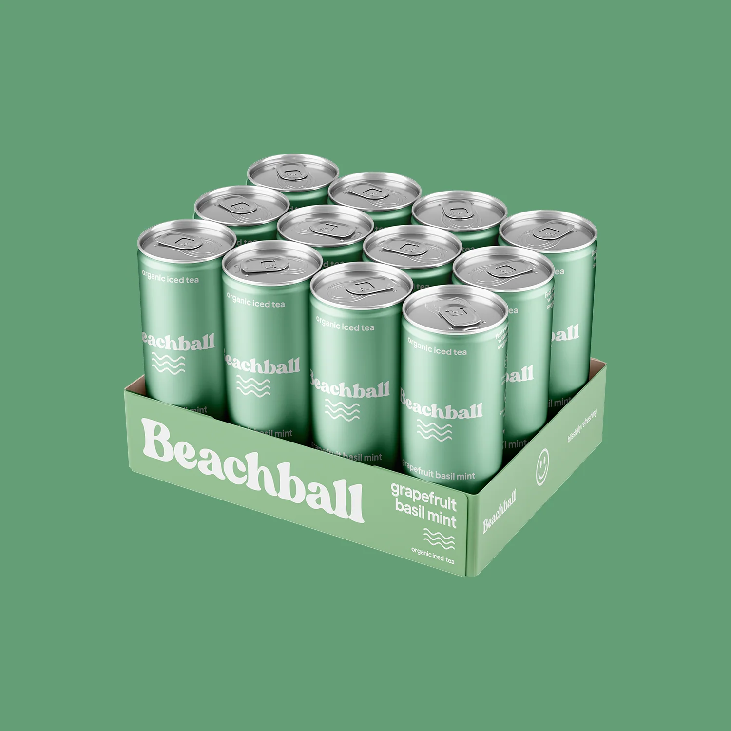 Organic Iced Tea [Grapefruit Basil Mint] - Image 3