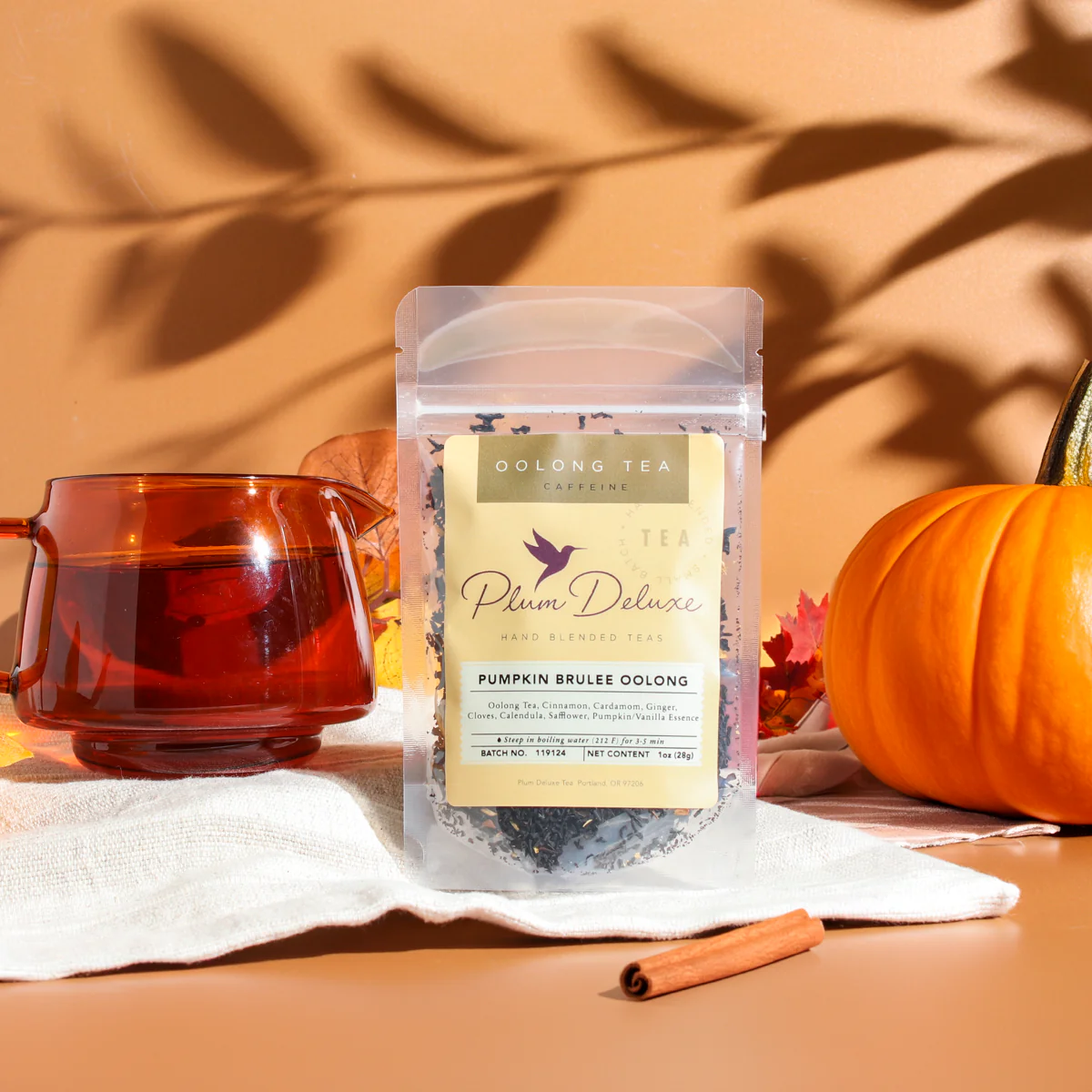 Pumpkin Spice Brulee Oolong Tea - Image 3