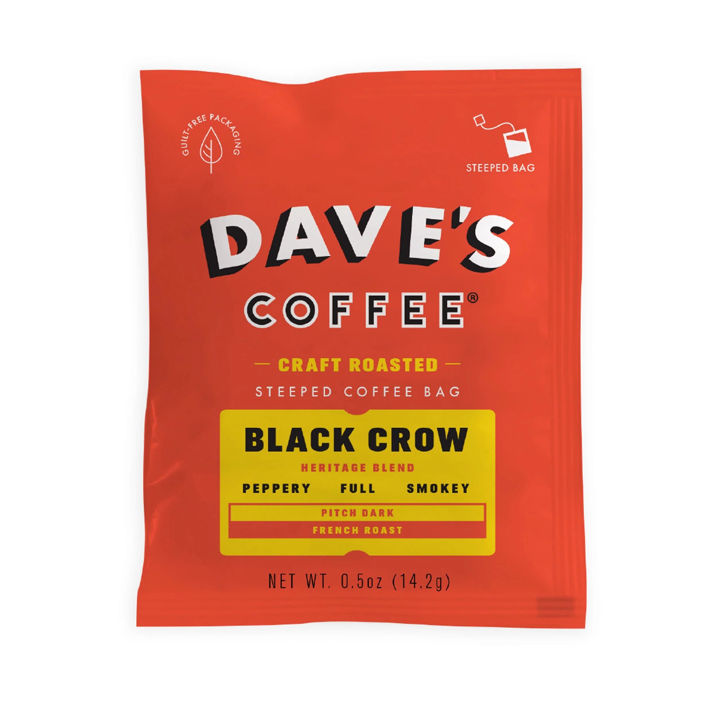Single Serve Steeped Coffee (10 Pack) - Dark Roast Black Crow - Image 4