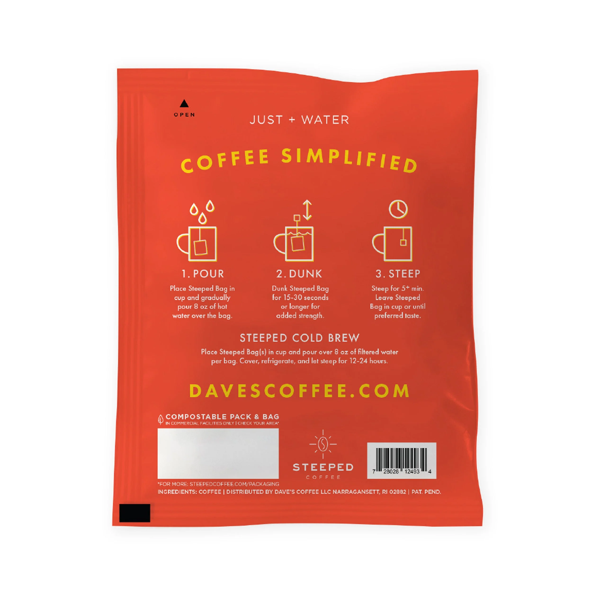 Single Serve Steeped Coffee (10 Pack) - Dark Roast Black Crow - Image 5